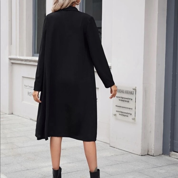 Open front solid coat - Picture 3 of 3